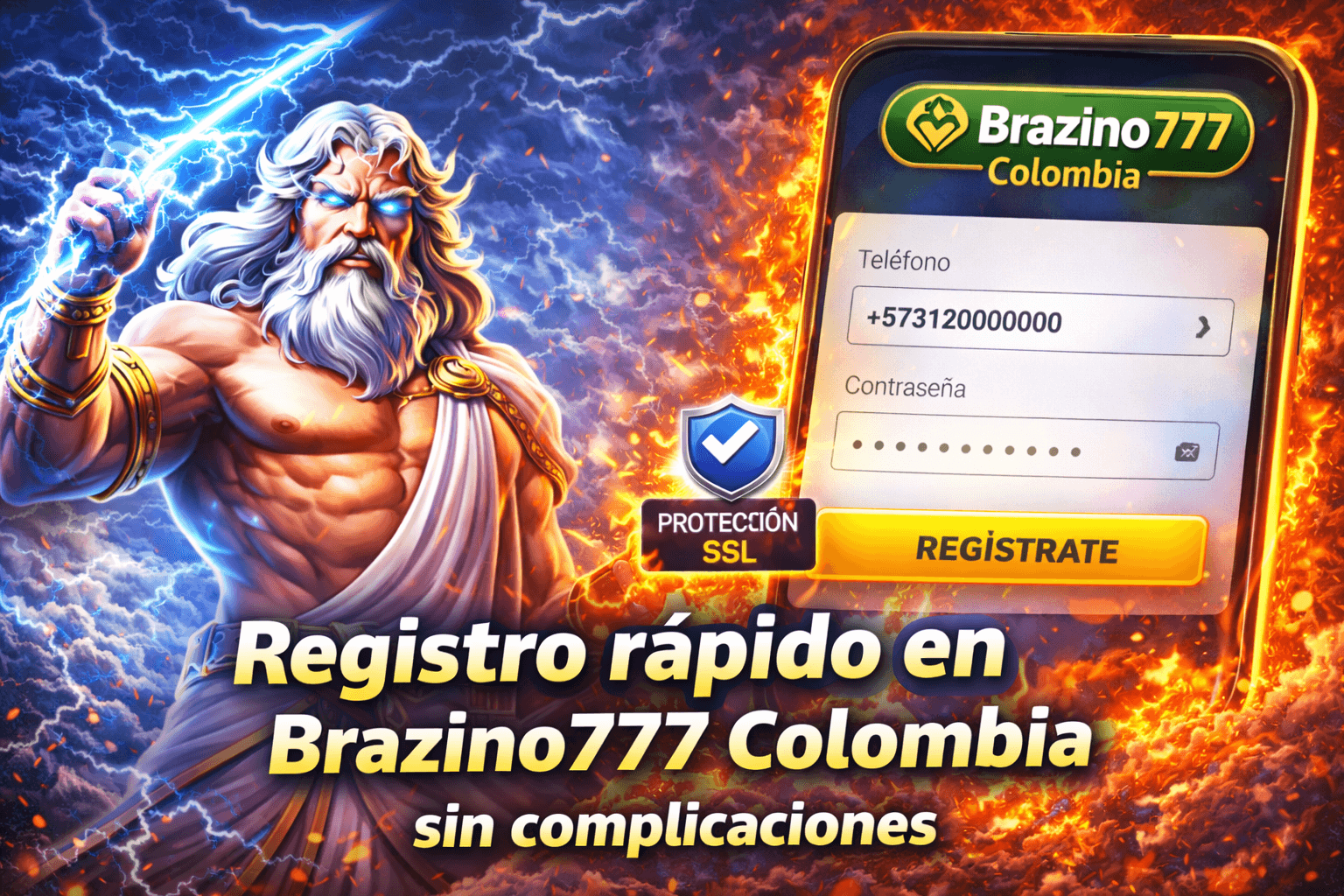 Registro rápido en Brazino777 Colombia sin complicaciones